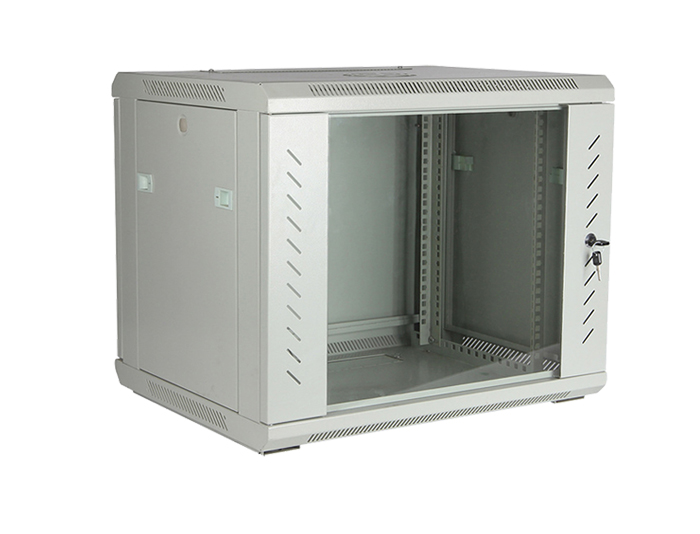 9U Wall Mount Network Cabinet, Black / Grey, TSF-206C