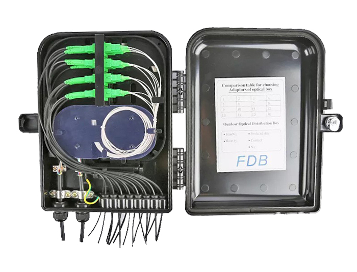 16 Core Fibre Optic Distribution Box - Fiber Optic Box Outdoor FDB-016A