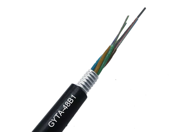 48 Core Aluminum Tape Stranded Loose Tube Optical Fiber Cable | GYTA