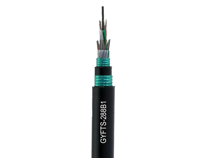 288 Fibers Steel Tape Stranded Loose Tube Optical Fiber Cable | GYFTS