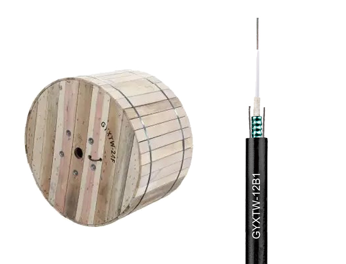 12 Cores Central Loose Tube Armored Outdoor Fiber Cable | GYXTW