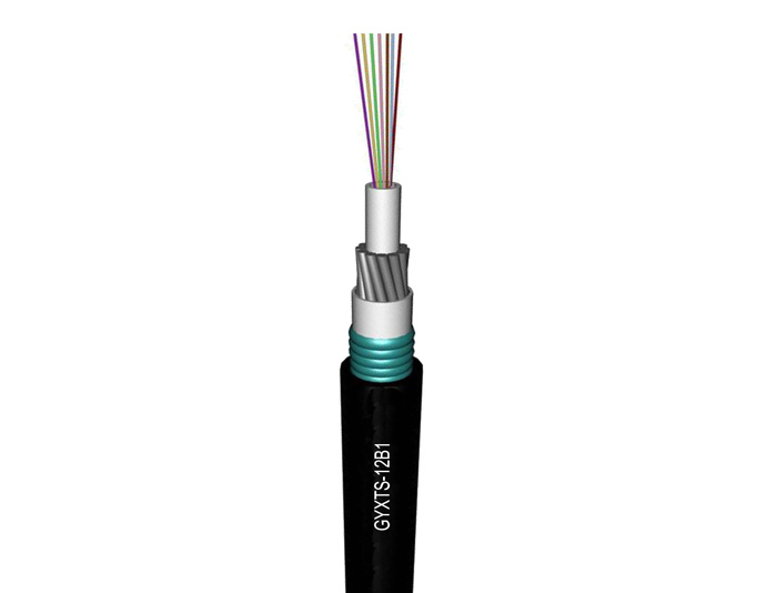 24 Fibers Central Loose Tube Armored Fiber Cable | GYXTS