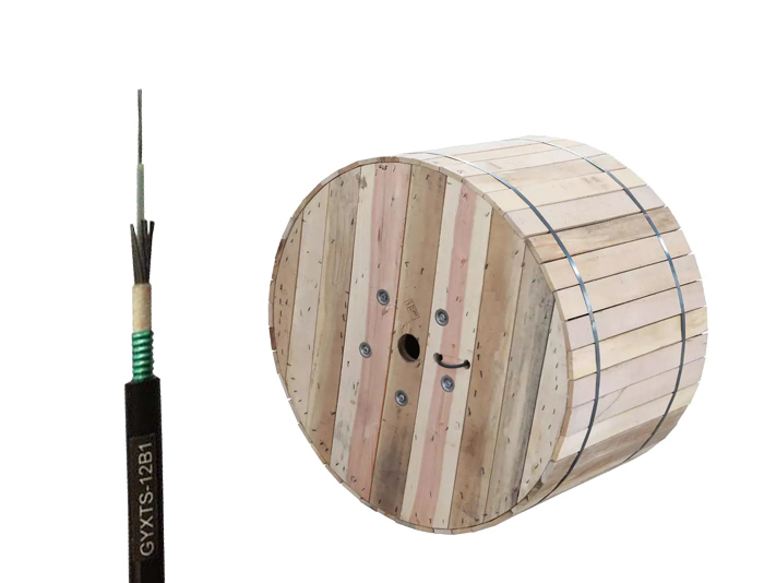 24 Fibers Central Loose Tube Armored Fiber Cable | GYXTS