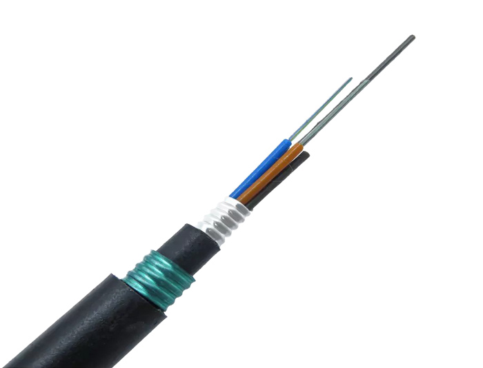 96 Core Aluminum Tape Armored Optical Fiber Cable With Dual-Jacket | GYTA53