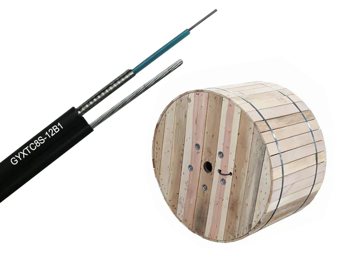 Figure 8 Self-Supporting Armored Central Loose Tube Fiber Cable | GYXTC8S