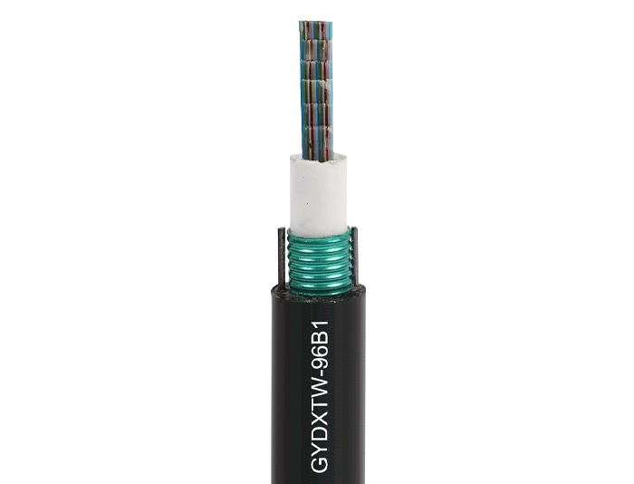 Steel Tape Central Loose Tube Fiber Ribbon Cable | GYDXTW