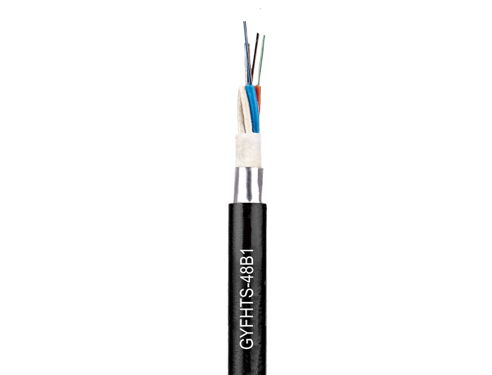 48 Fibers Steel Tape Armored Flexible Loose Tube Fiber Cable | GYFHTS