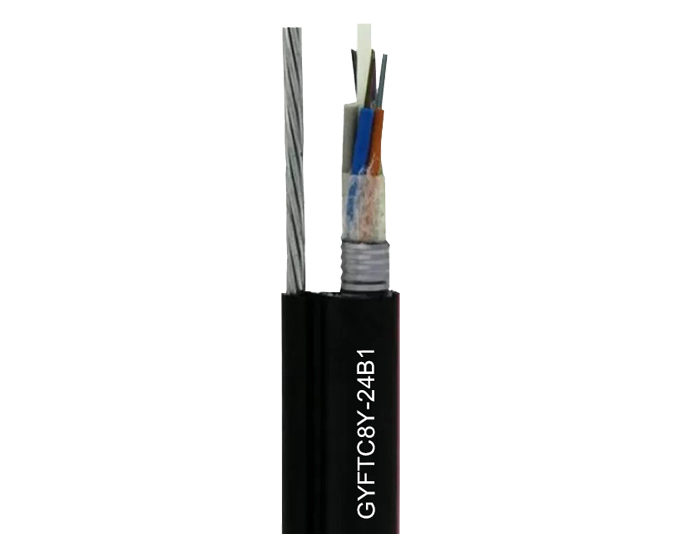 Figure 8 Non-Armored Self-Supporting Aerial Fiber Cable | GYFTC8Y