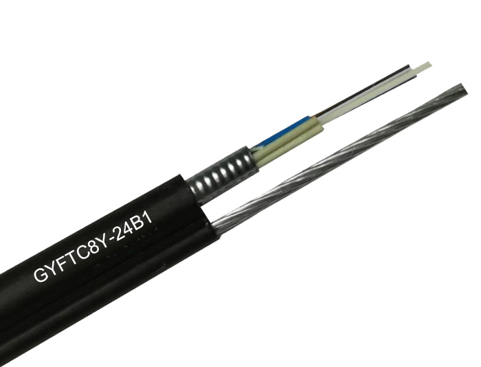 Figure 8 Non-Armored Self-Supporting Aerial Fiber Cable | GYFTC8Y