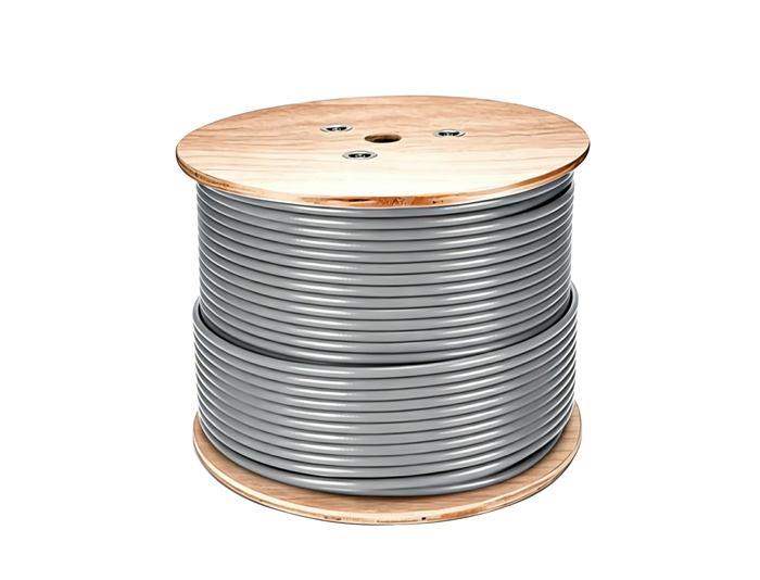 Cat5e Copper Cable, 350MHz, U/UTP, 24AWG, Blue, 1000ft