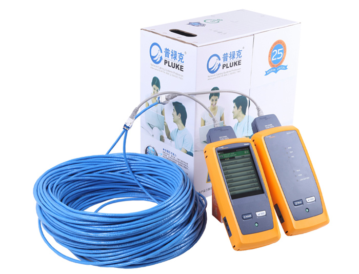 Cat5e Copper Cable, 350MHz, U/UTP, 24AWG, Blue, 1000ft