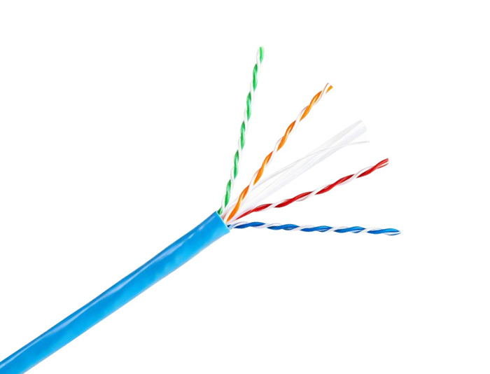 Cat6a Copper Cable 750MHz U/UTP 23AWG Colorful 1000FT